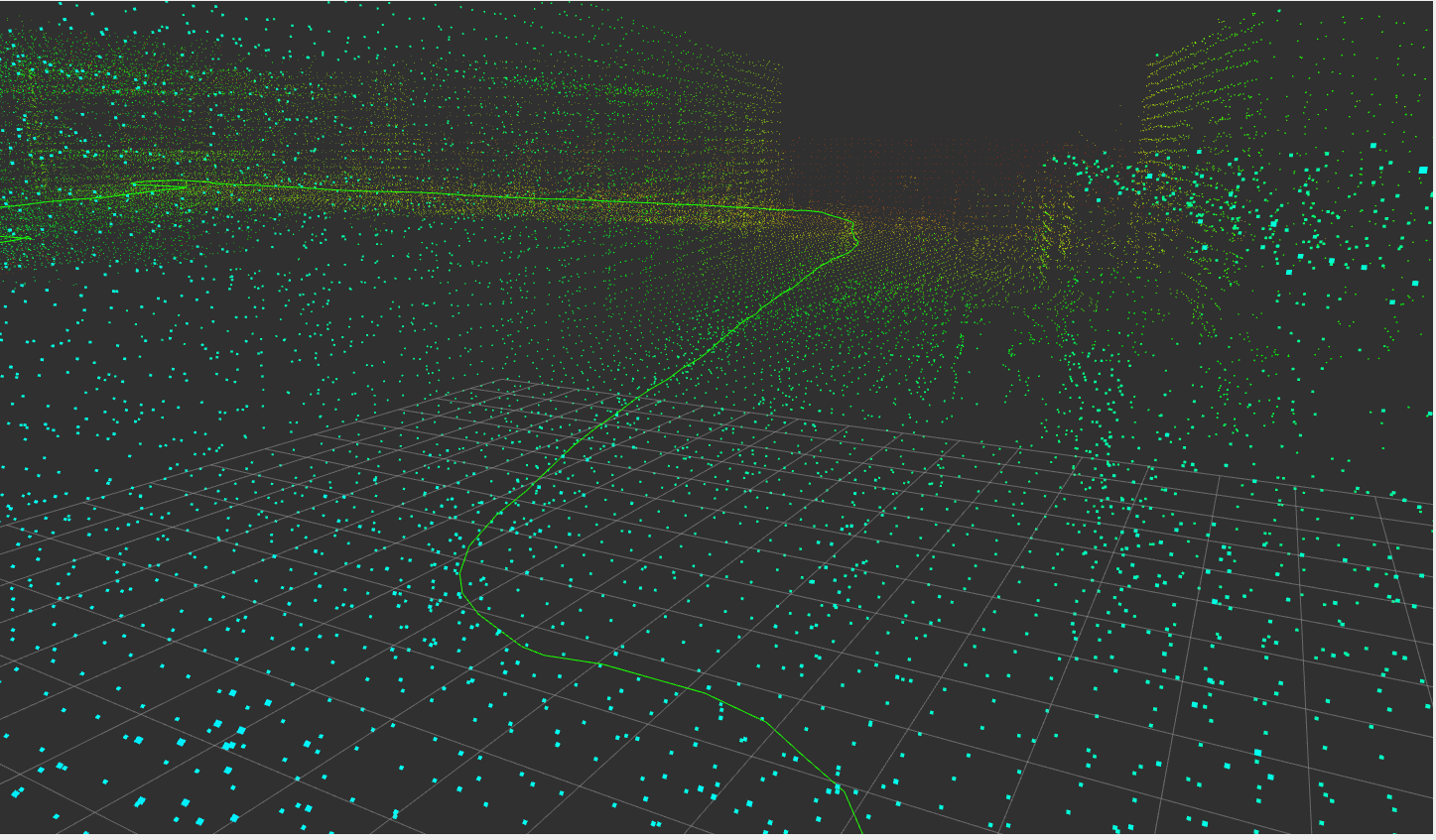 LiDAR point cloud visualization